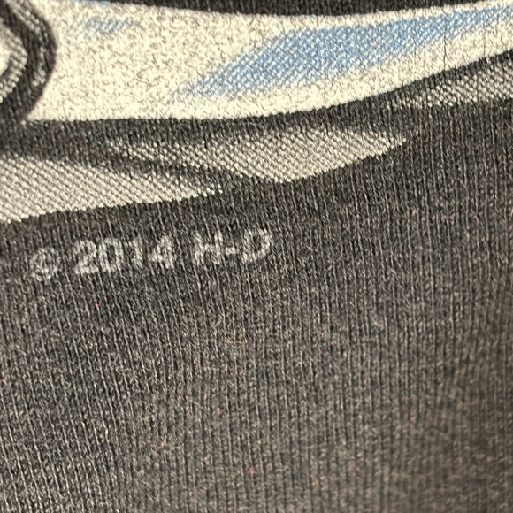 Harley-Davidson Mens Long Sleeve T-Shirt "Cowboy Beaumont Texas"  - 3XL - Picture 3 of 7